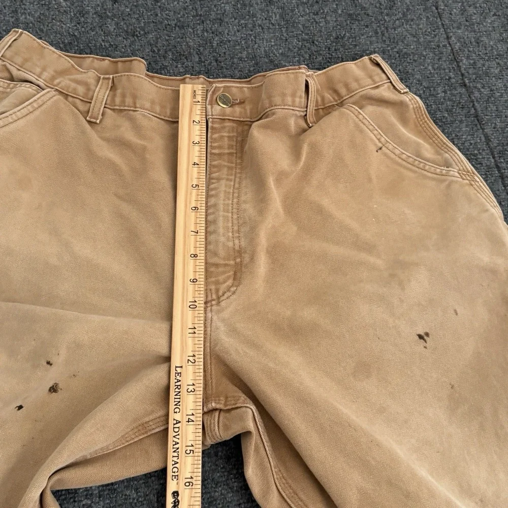 Vintage Carhartt Pants Mens 40x32 (38x31) Brown B11-BRN Carpenter Union Made USA